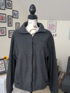 Columbia Women's Zip-Up Fleece Jacket - Charcoal Gray
